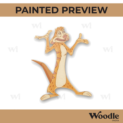 Meerkat Timon The Lion King Pre Marked MDF Design 2