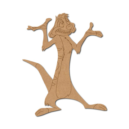 Meerkat Timon The Lion King Pre Marked MDF Design 2