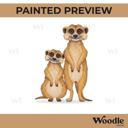 Meerkats Pre Marked MDF Design 1