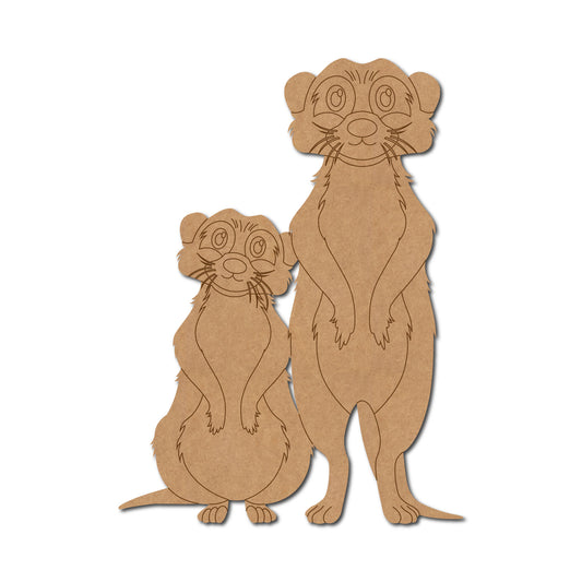 Meerkats Pre Marked MDF Design 1