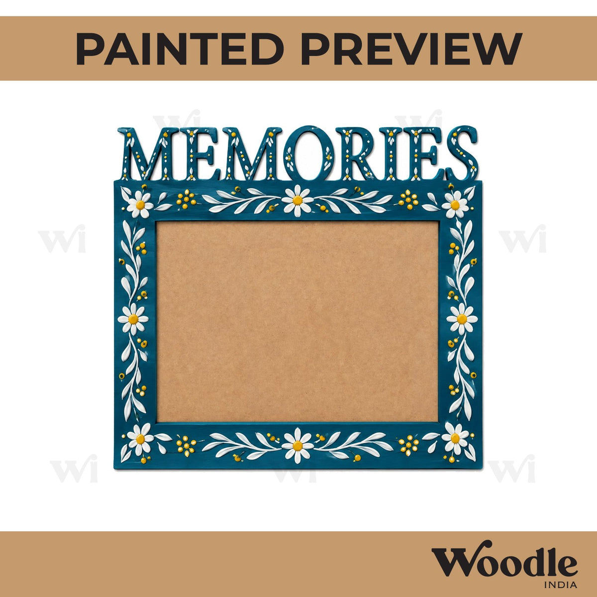 Memories Frame MDF Design 1