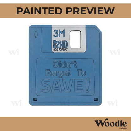 Memory Card Pre Marked MDF Design 1