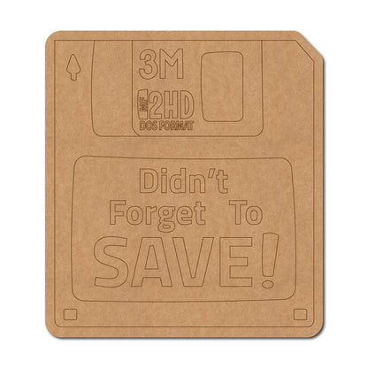 Memory Card Pre Marked MDF Design 1