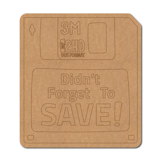 Memory Card Pre Marked MDF Design 1