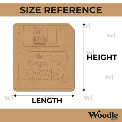 Memory Card Pre Marked MDF Design 1