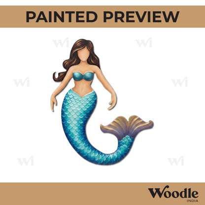 Mermaid Cutout MDF Design 1