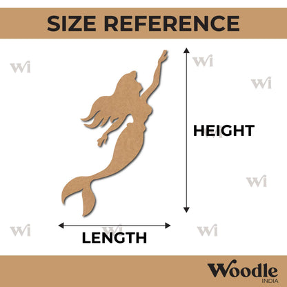 Mermaid Cutout MDF Design 2