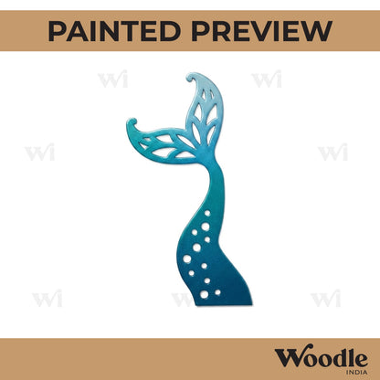 Mermaid Cutout MDF Design 3