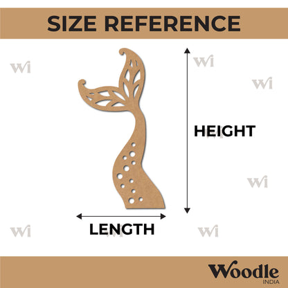 Mermaid Cutout MDF Design 3