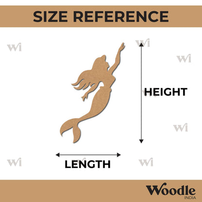 Mermaid Cutout MDF Design 5