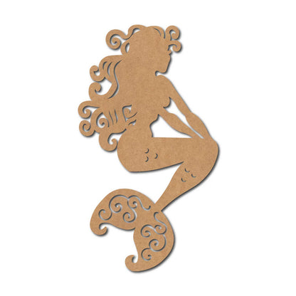 Mermaid Cutout MDF Design 6