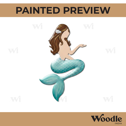 Mermaid Cutout MDF Design 7
