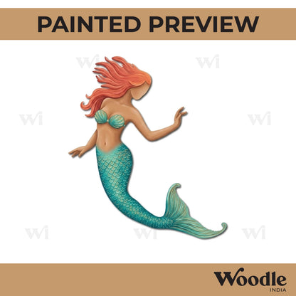Mermaid Cutout MDF Design 8