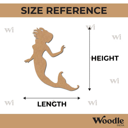 Mermaid Cutout MDF Design 8