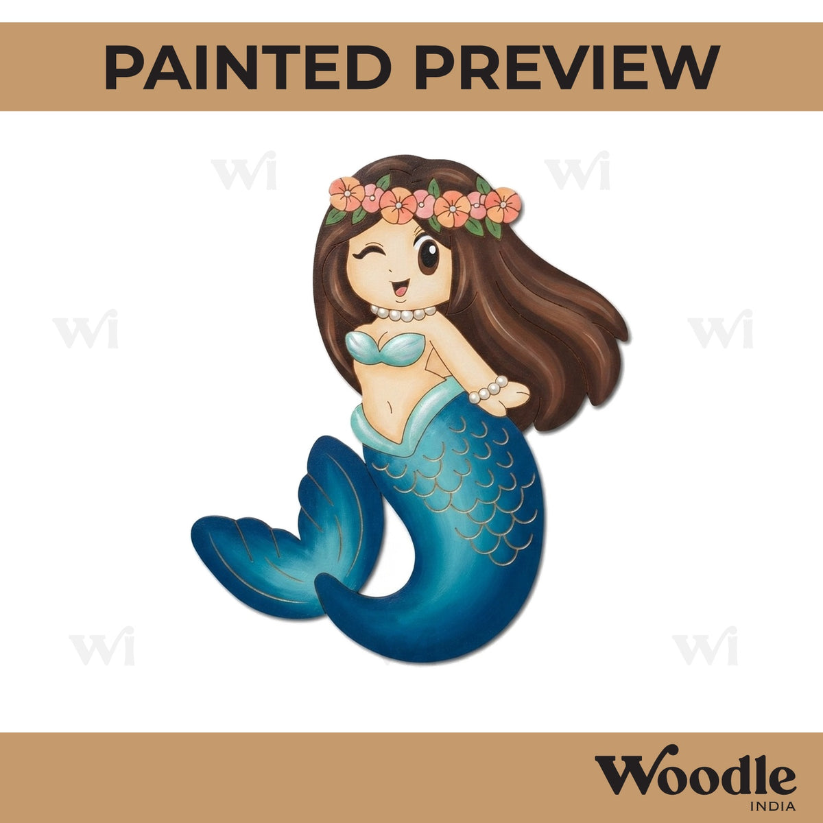 Mermaid Pre Marked MDF Design 2