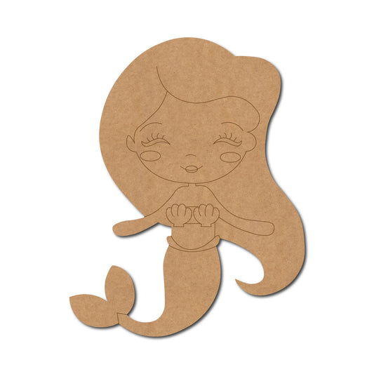 Mermaid Pre Marked MDF Design 4