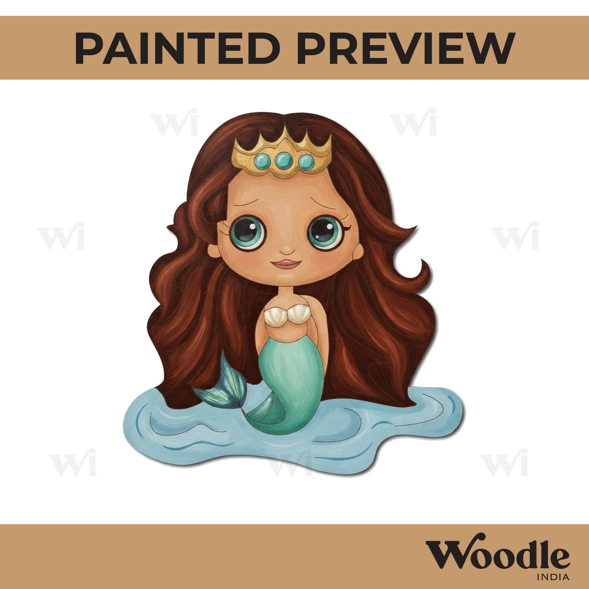 Mermaid Pre Marked MDF Design 5