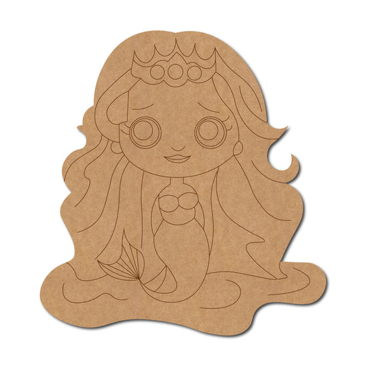 Mermaid Pre Marked MDF Design 5