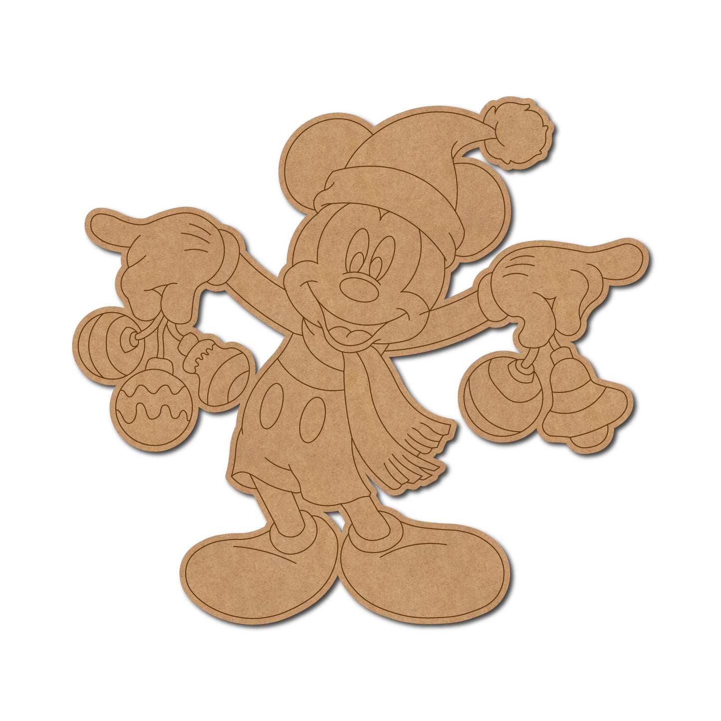 Mickey Mouse Christmas Pre Marked MDF Design 1