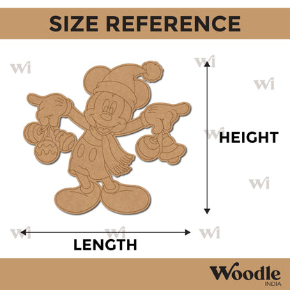 Mickey Mouse Christmas Pre Marked MDF Design 1