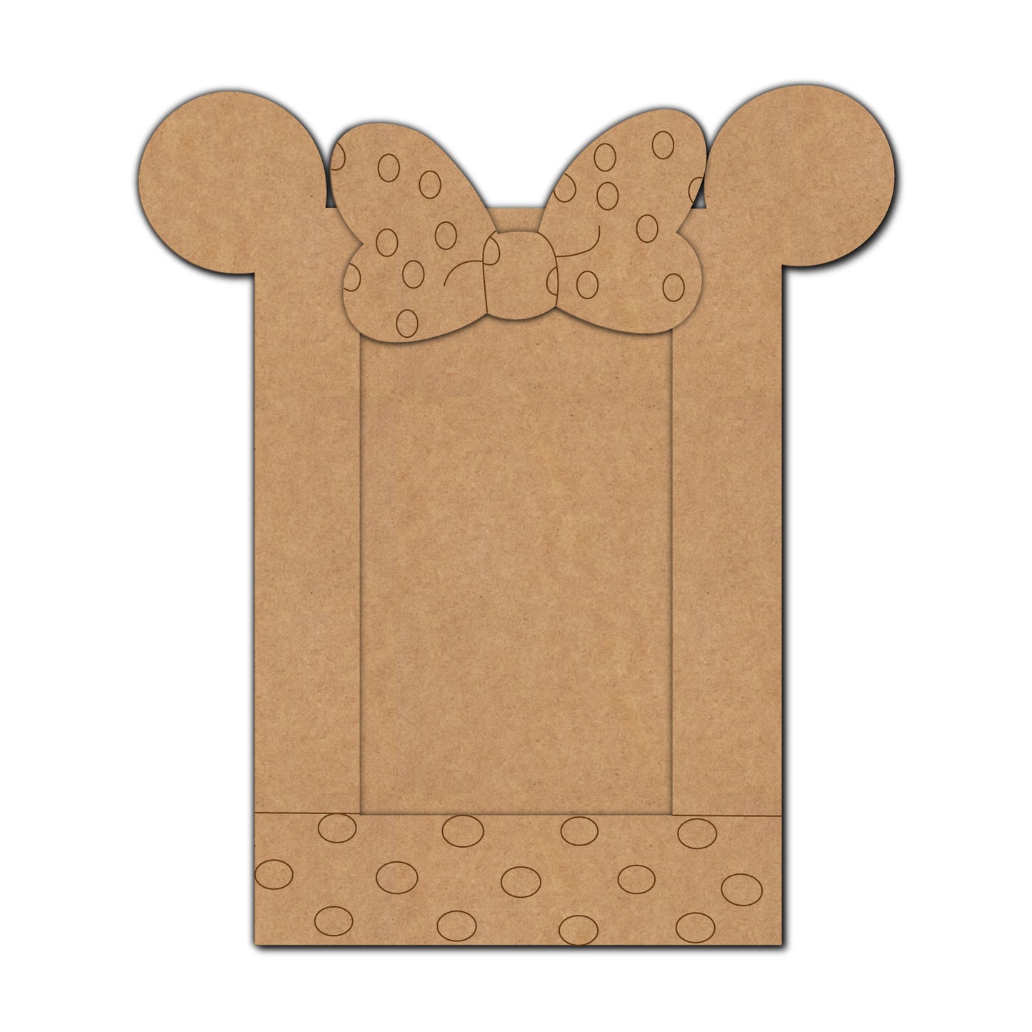 Mickey Mouse Frame Pre Marked MDF Design 1