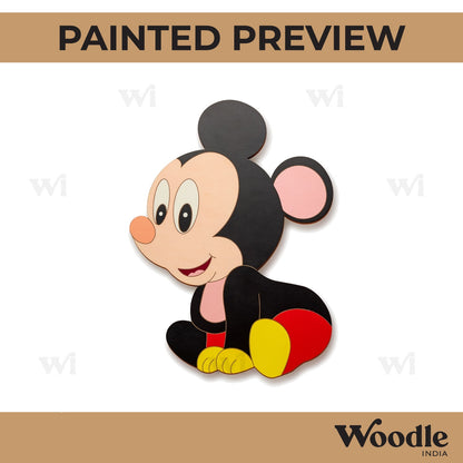 Mickey Mouse Pre Marked MDF Design 1