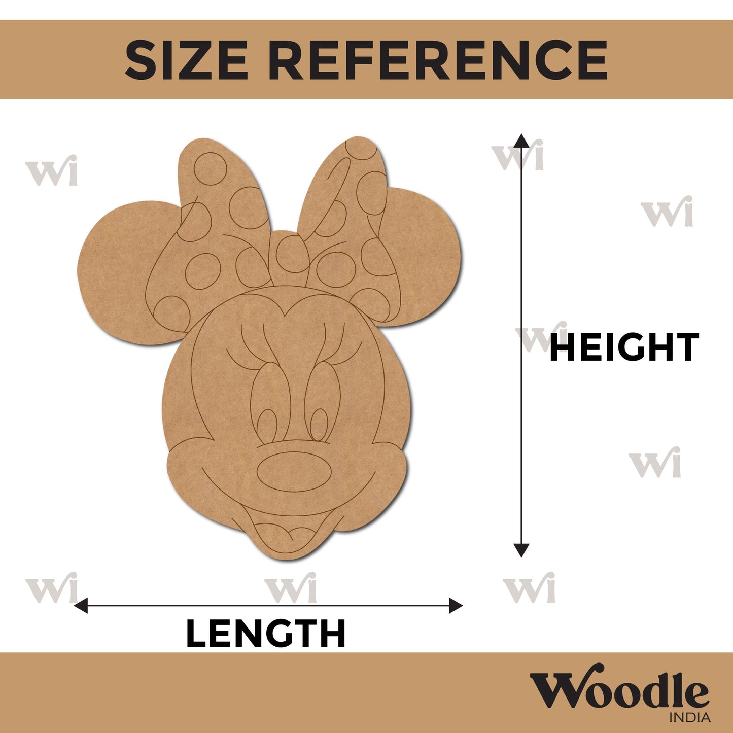 Mickey Mouse Pre Marked MDF Design 12