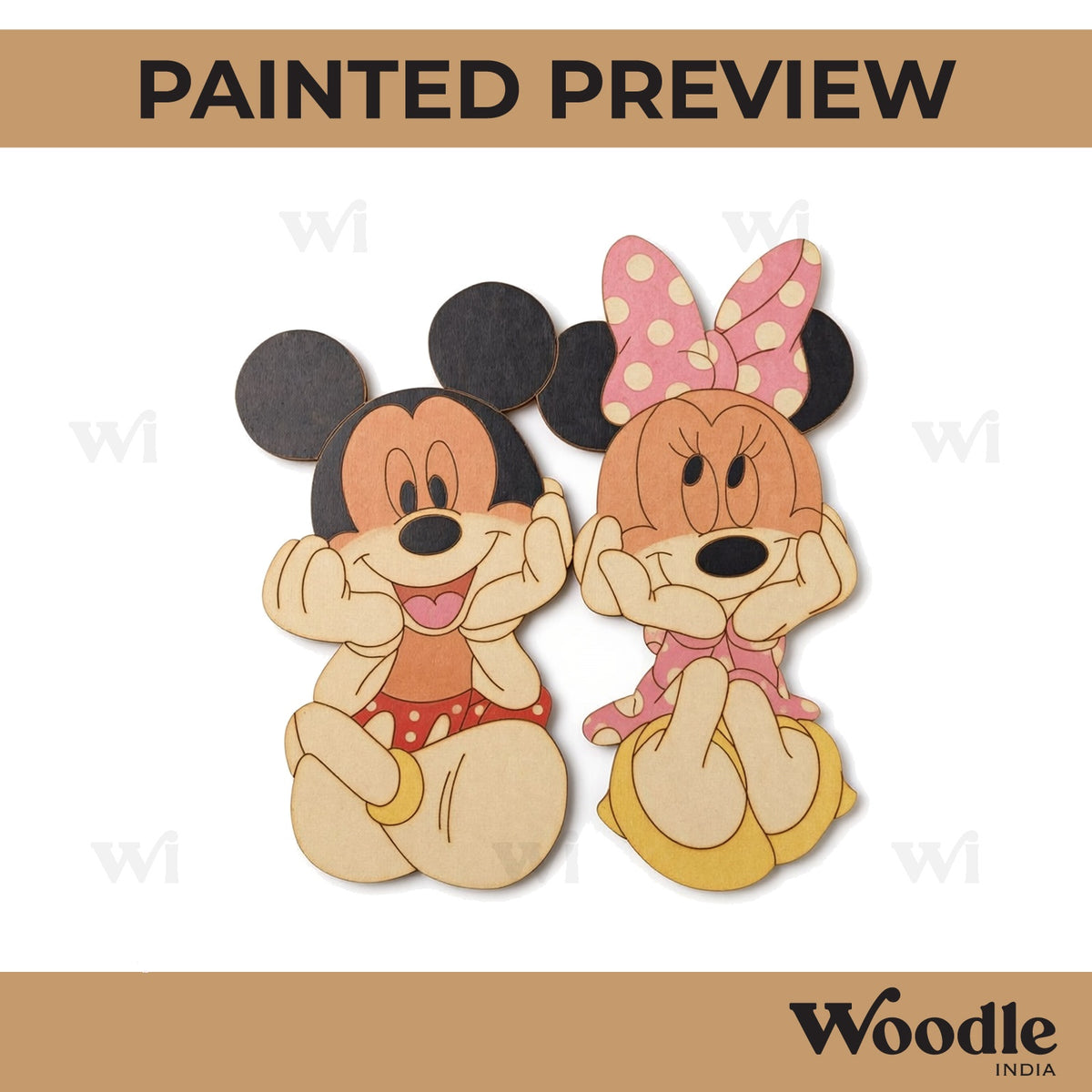 Mickey Mouse Pre Marked MDF Design 13