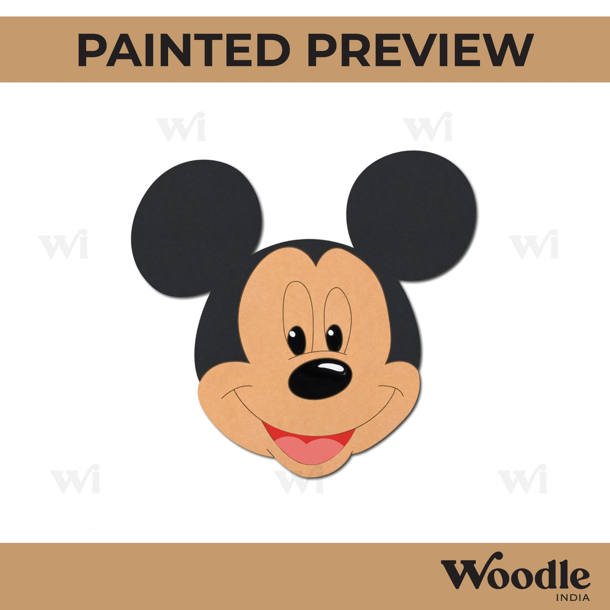 Mickey Mouse Pre Marked MDF Design 18