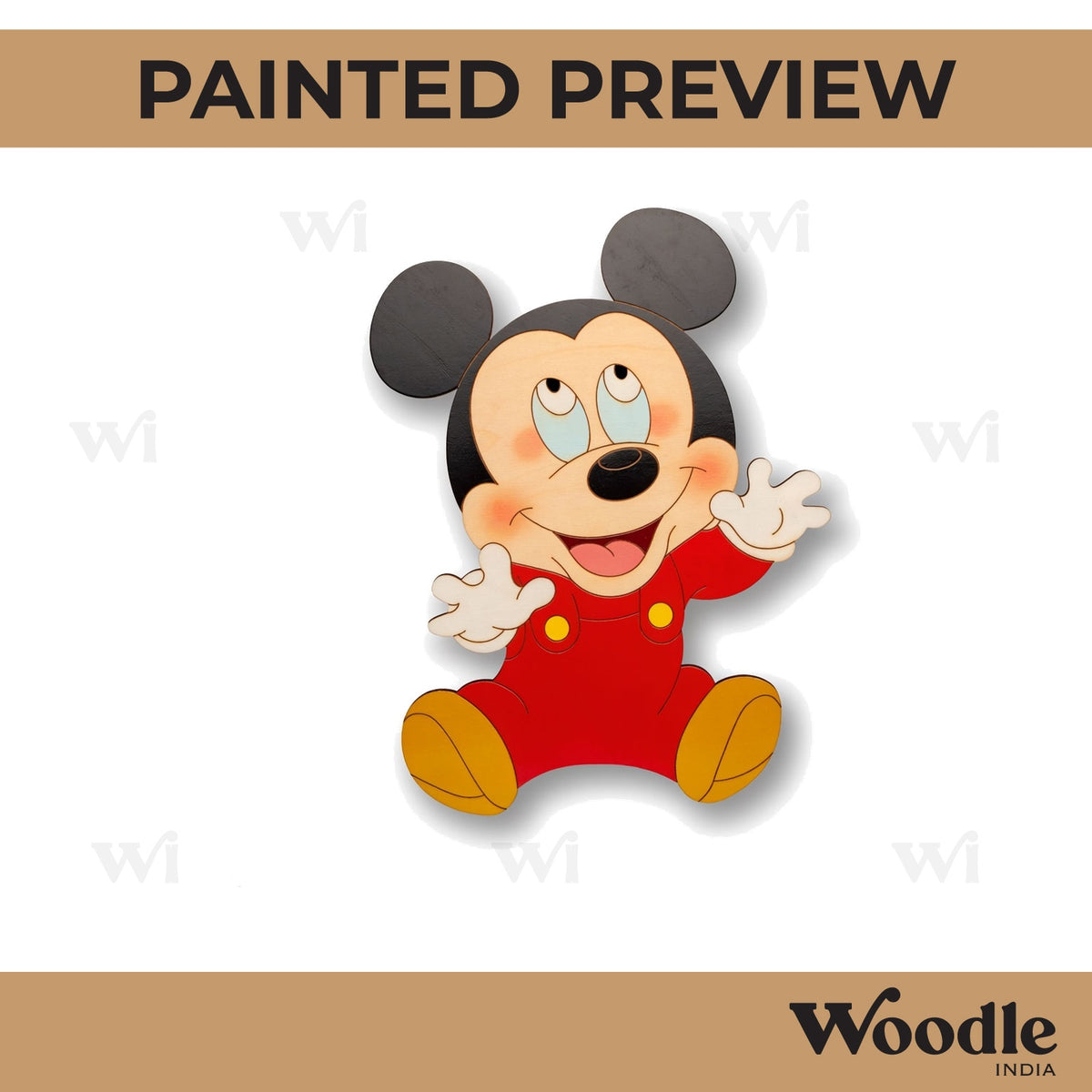 Mickey Mouse Pre Marked MDF Design 20