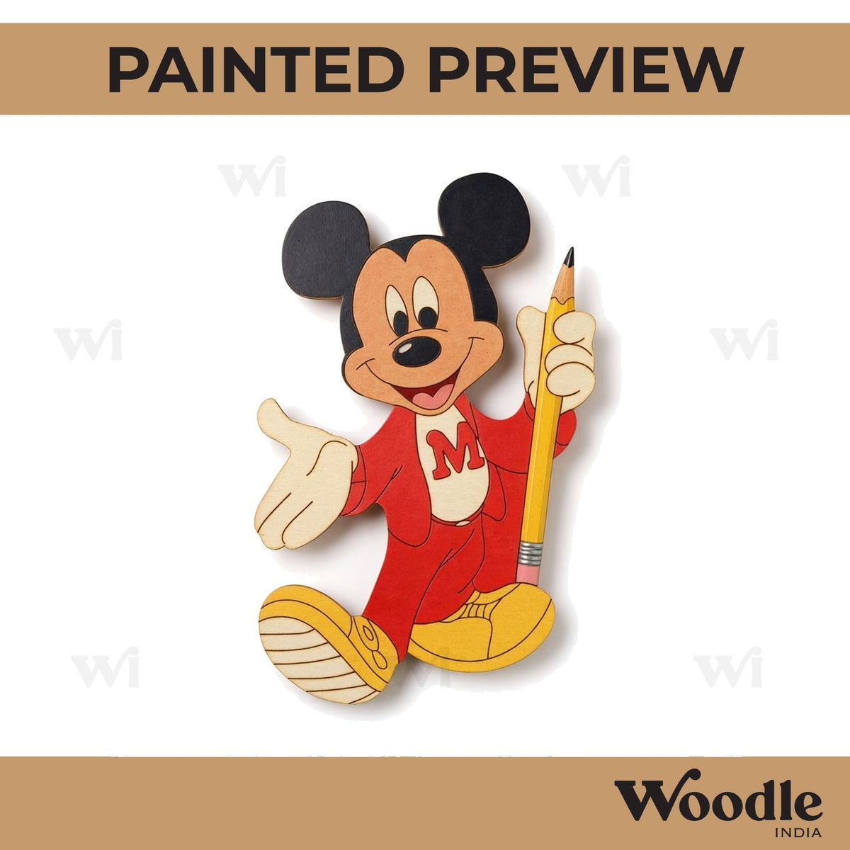 Mickey Mouse Pre Marked MDF Design 22