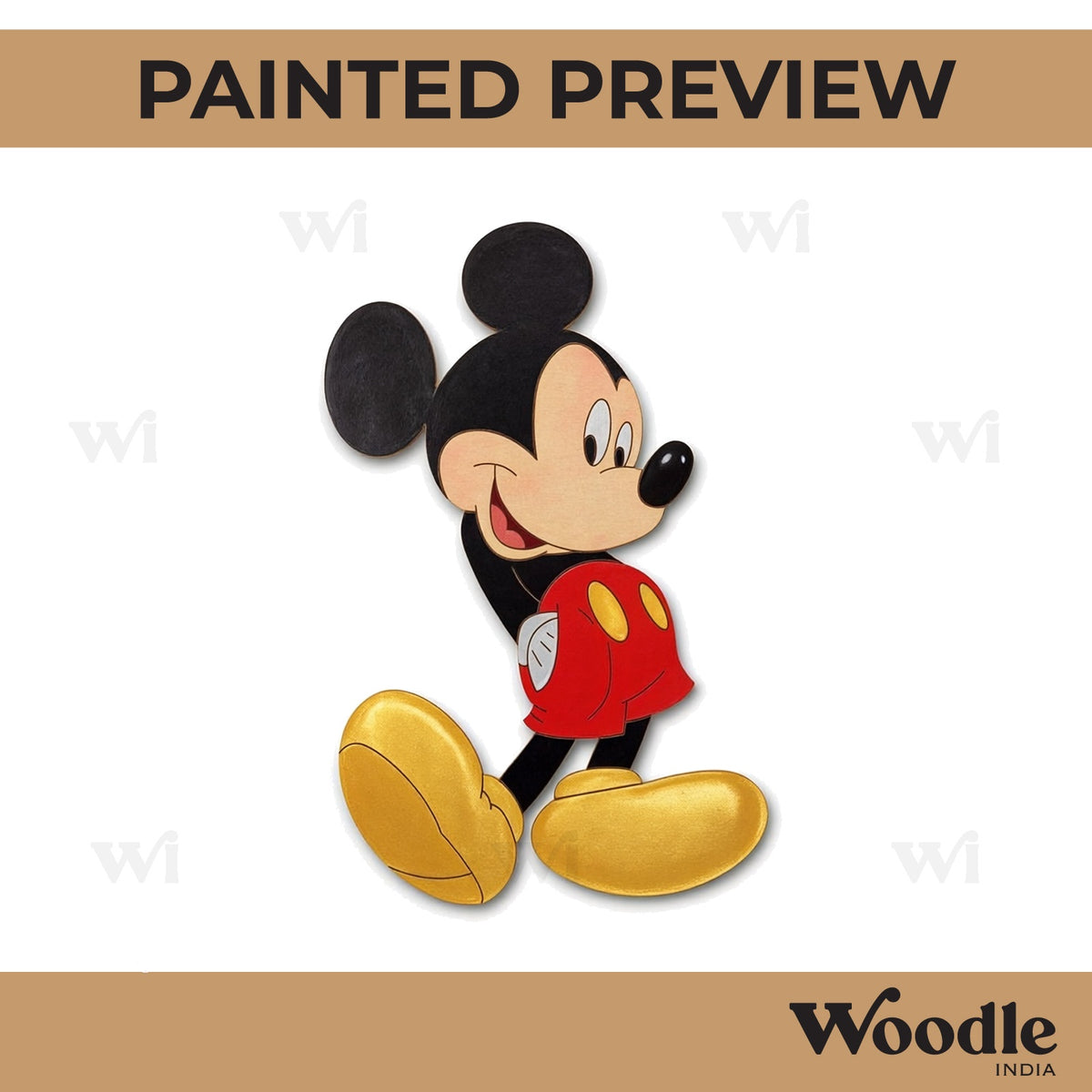 Mickey Mouse Pre Marked MDF Design 24