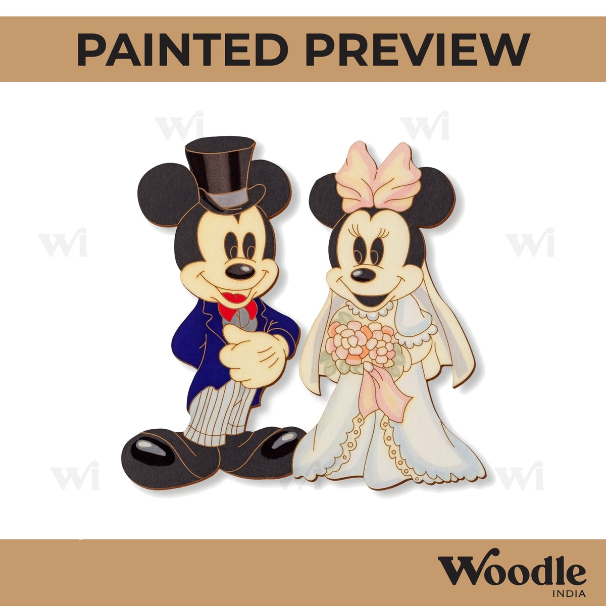 Mickey Mouse Pre Marked MDF Design 3