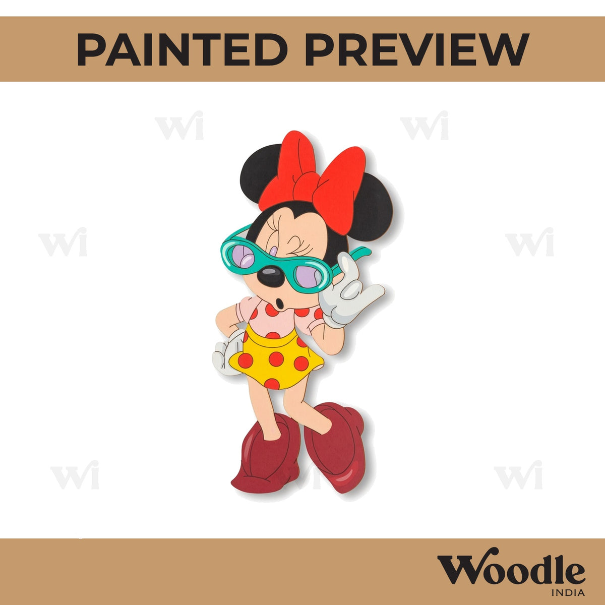 Mickey Mouse Pre Marked MDF Design 5
