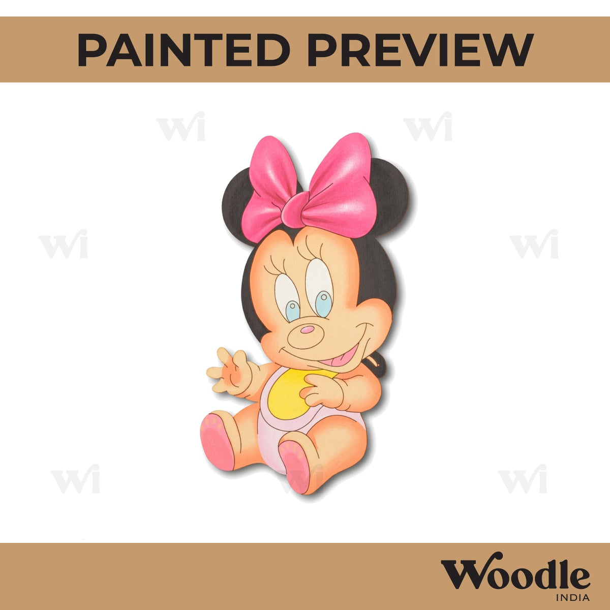 Mickey Mouse Pre Marked MDF Design 8