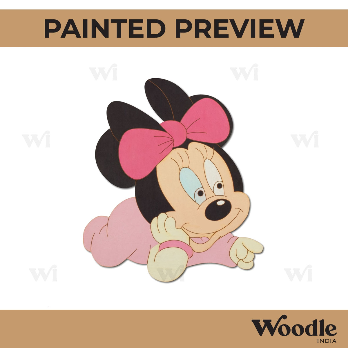 Mickey Mouse Pre Marked MDF Design 9