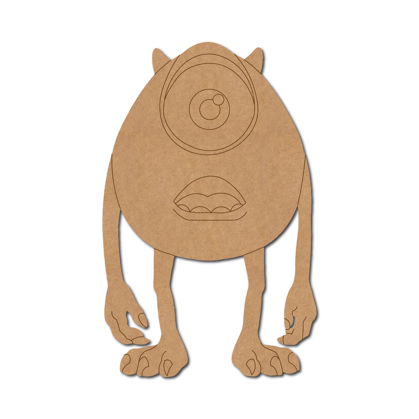 Mike Monsters Inc. Disney Pre Marked MDF Design 1