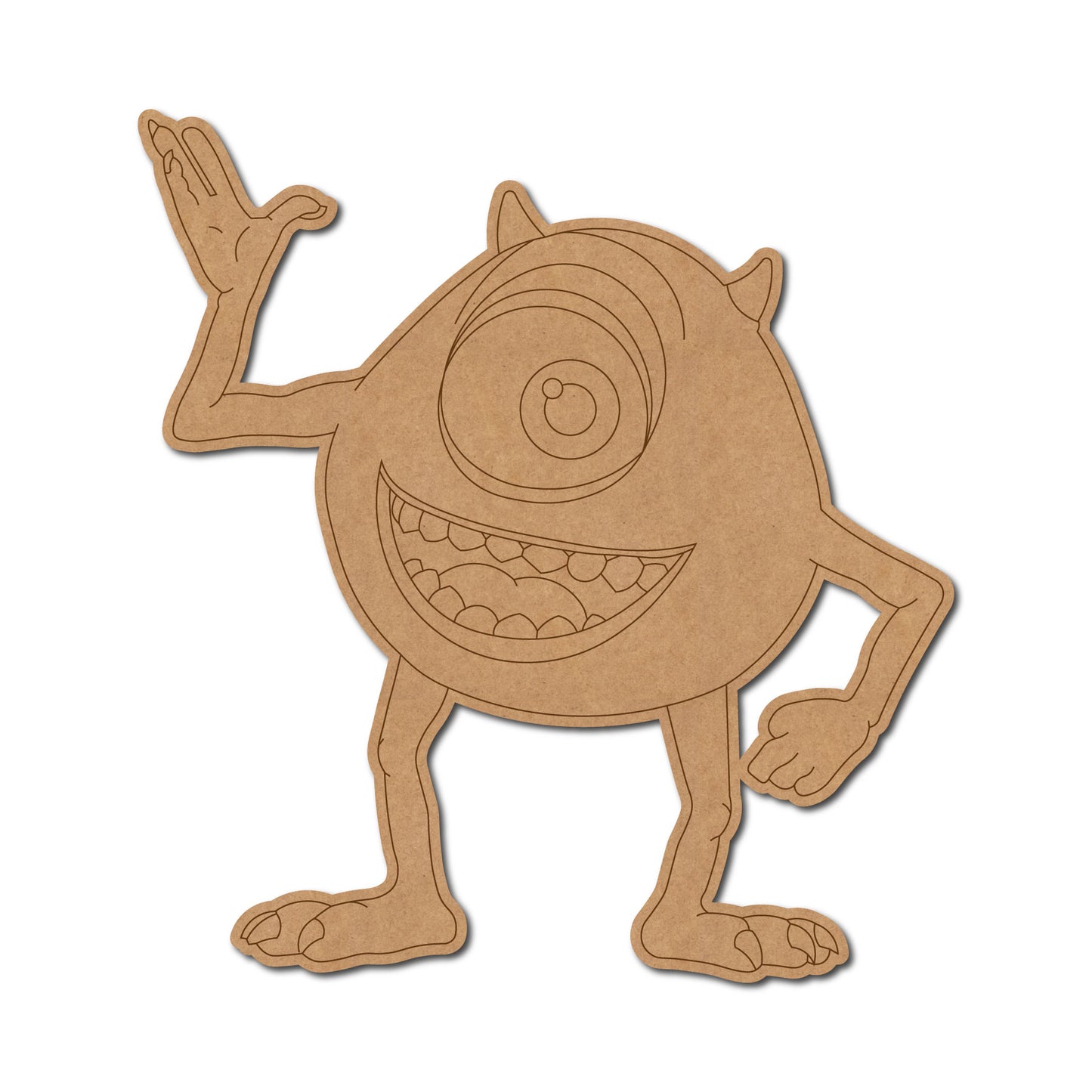 Mike Monsters Inc. Disney Pre Marked MDF Design 2