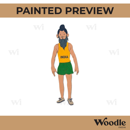 Milkha Singh Pre Marked MDF Design 1