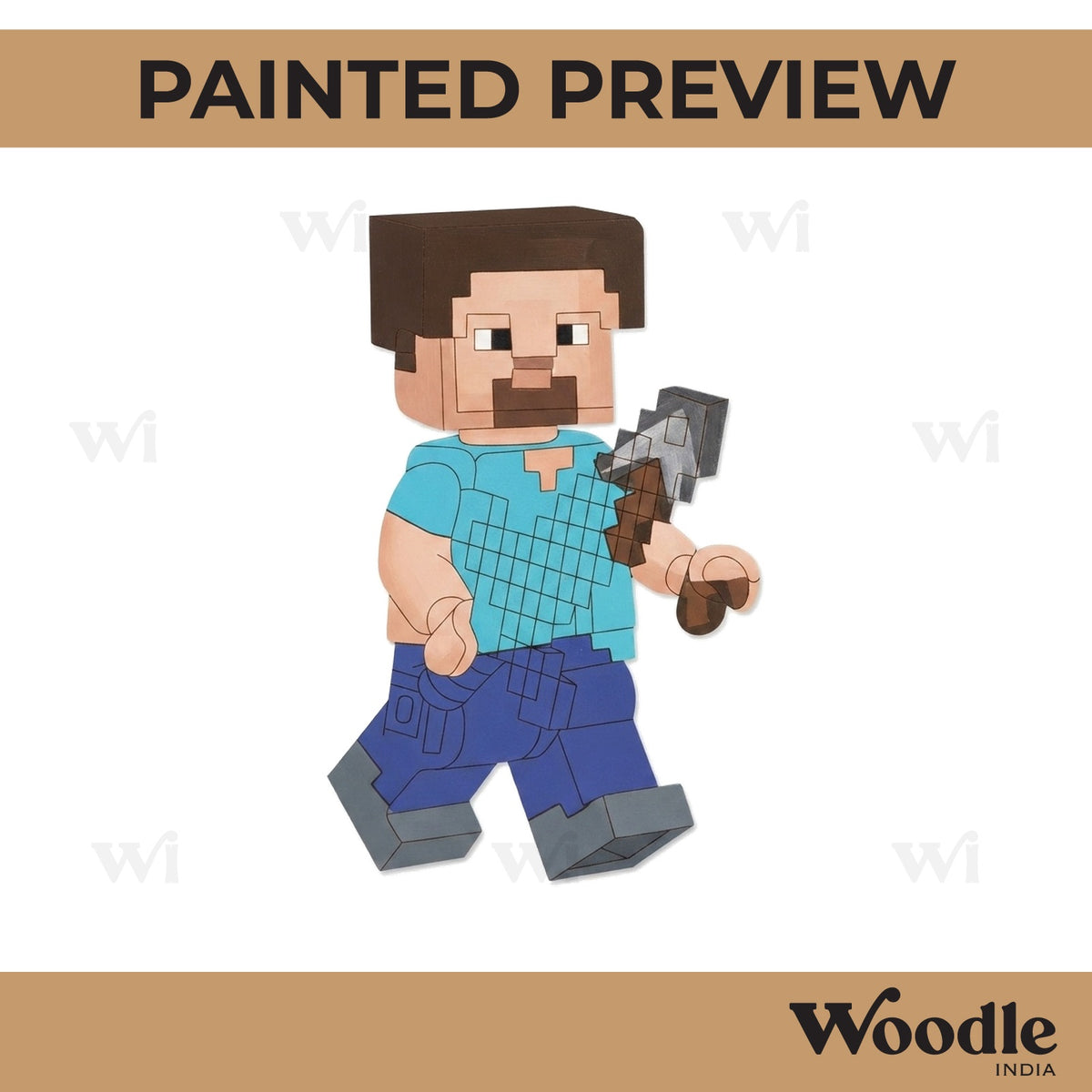 Minecraft Lego Pre Marked MDF Design 1