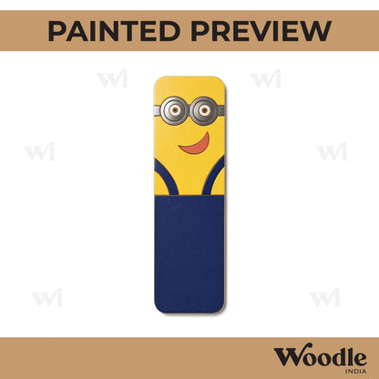 Minion Bookmark Pre Marked MDF Design 1