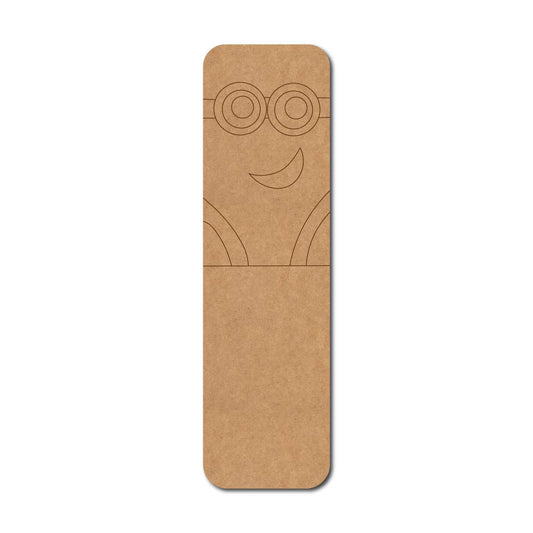 Minion Bookmark Pre Marked MDF Design 1