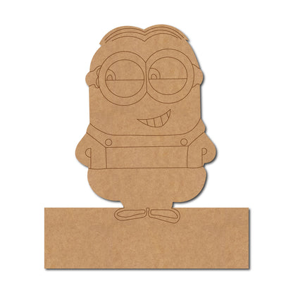 Minion Nameplate Pre Marked MDF Design 1