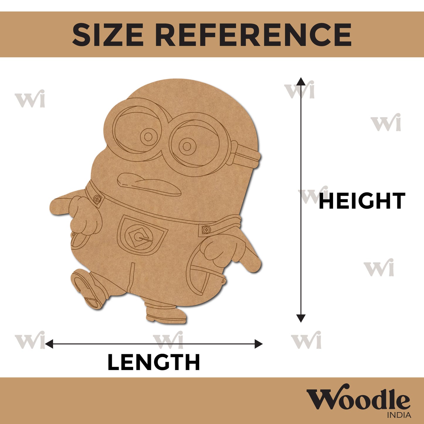 Minion Pre Marked MDF Design 11