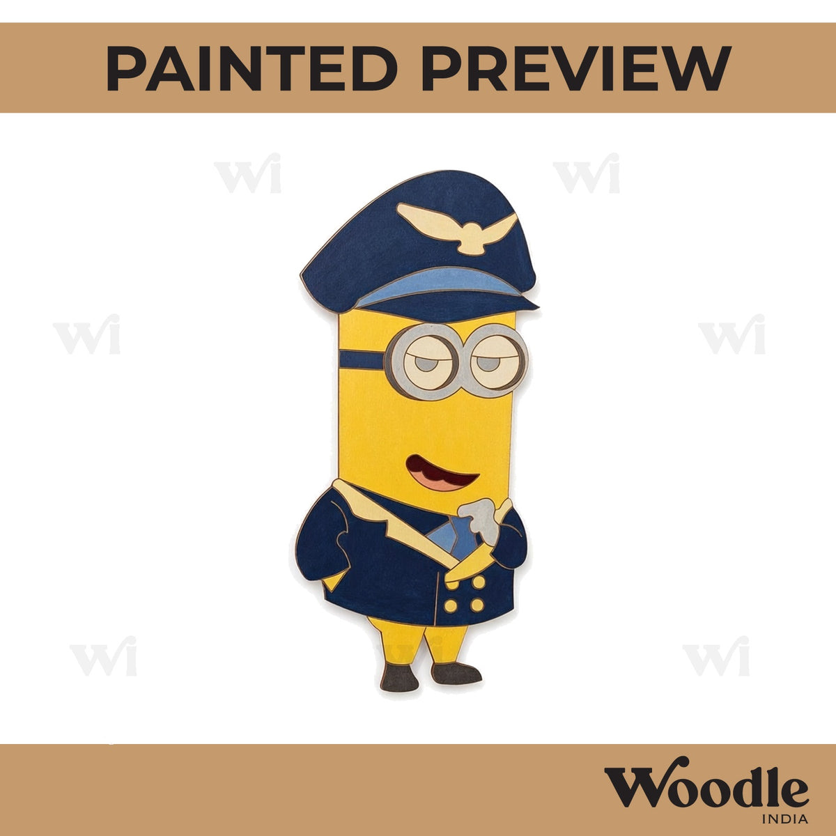 Minion Pre Marked MDF Design 14