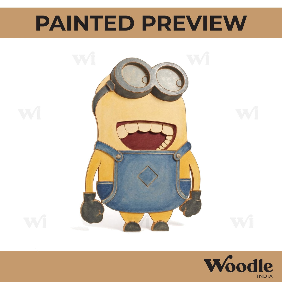 Minion Pre Marked MDF Design 15