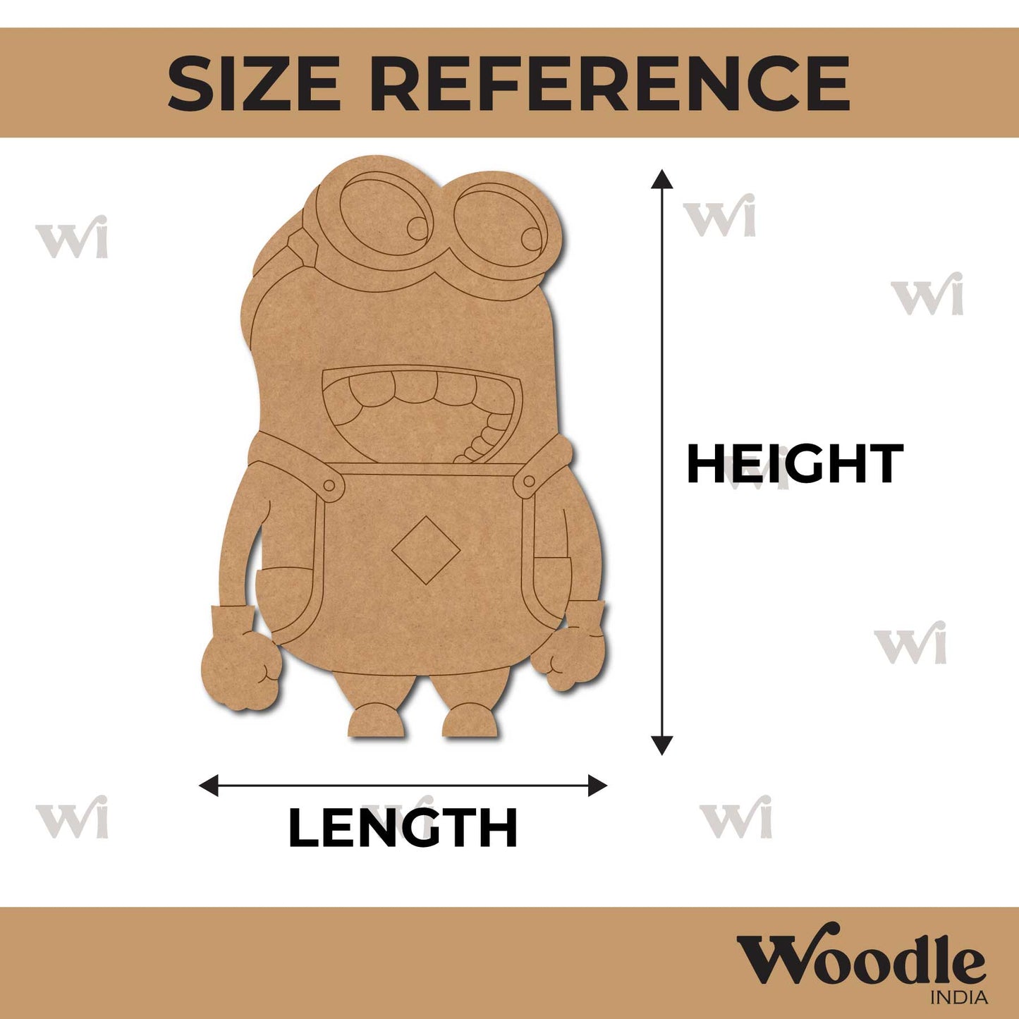 Minion Pre Marked MDF Design 15