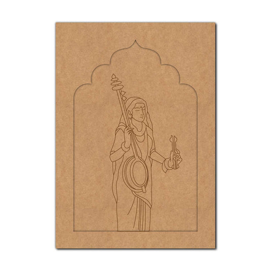 Mirabai Jharokha Pre Marked MDF Design 1
