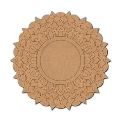Mirror Mandala Pre Marked MDF Design 1