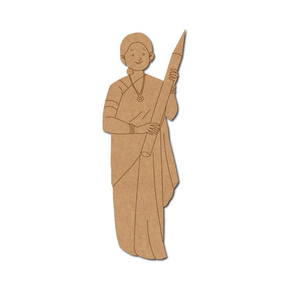 Missile Woman Of India Pre Marked MDF Design 1